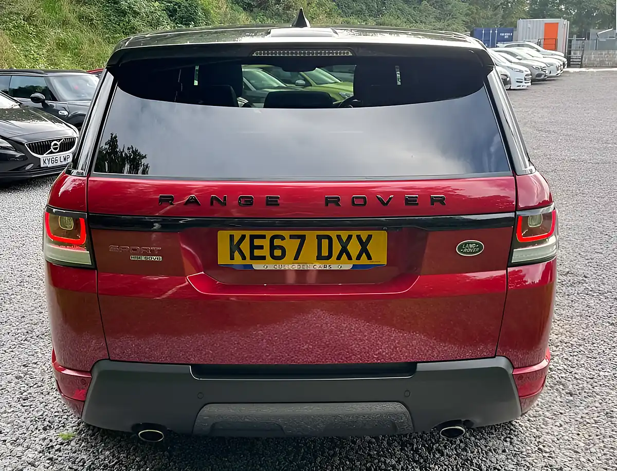 Used 2017 Land Rover Range Rover Sport Hse Dynamic Firenze Red - Interior and Exterior details 4