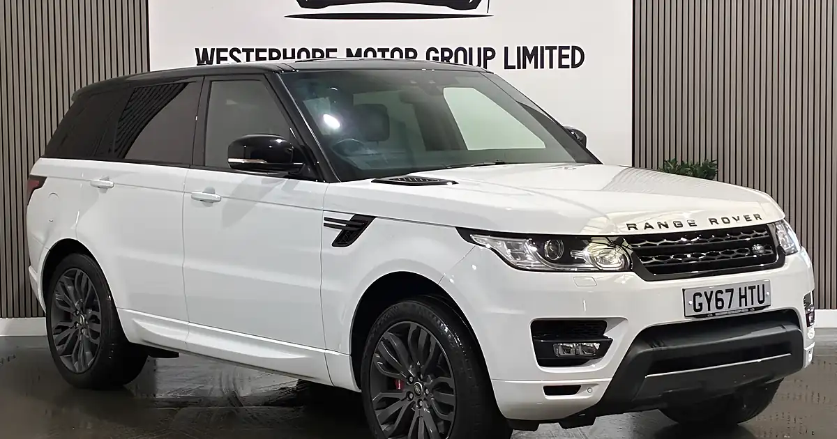Used 2017 Land Rover Range Rover Sport Hse Dynamic White - Front View