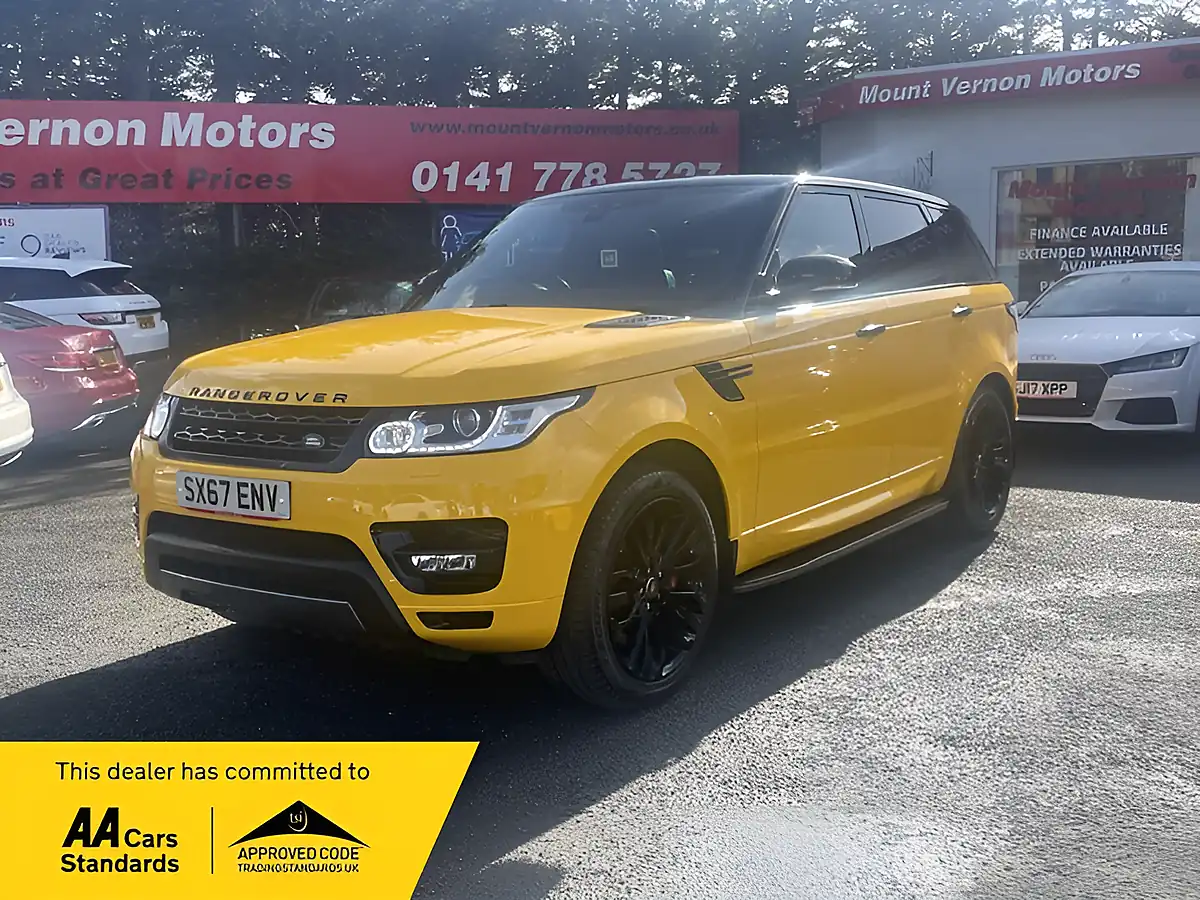 Used 2017 Land Rover Range Rover Sport Hse Dynamic Yellow - Front View