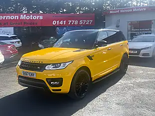 Used 2017 Land Rover Range Rover Sport Hse Dynamic Yellow - Interior and Exterior details 4