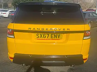 Used 2017 Land Rover Range Rover Sport Hse Dynamic Yellow - Interior and Exterior details 8