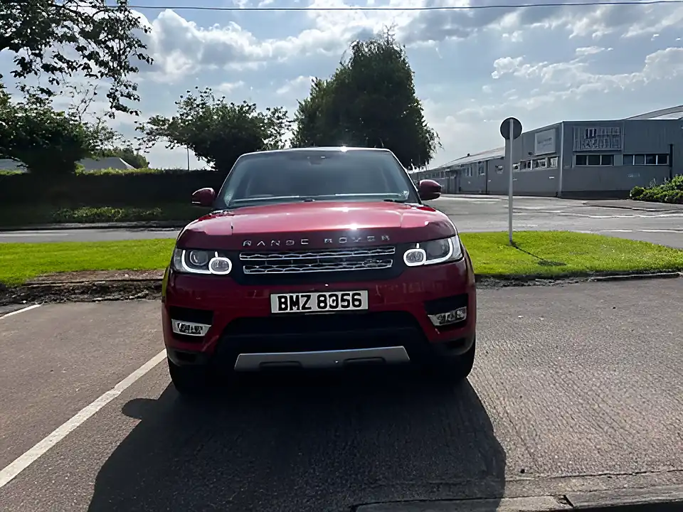 Used 2017 Land Rover Range Rover Sport Hse Red - Interior and Exterior details 4