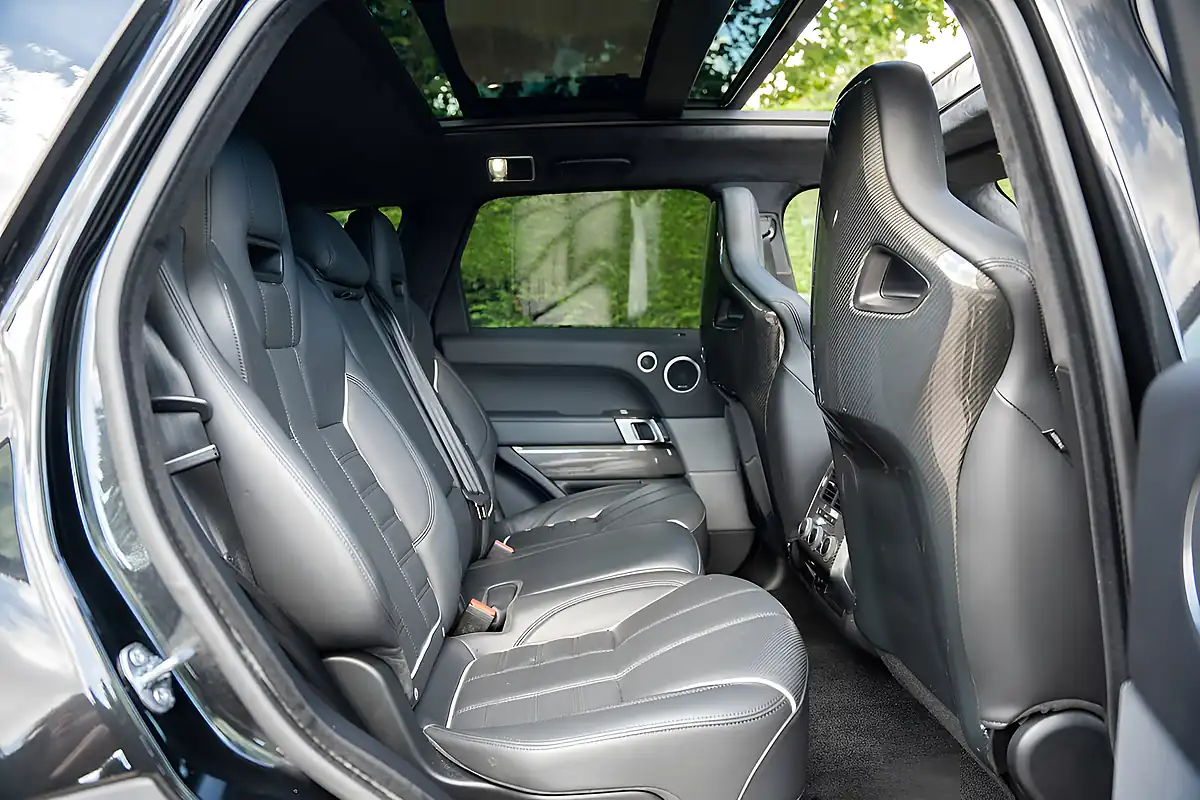 Used 2017 Land Rover Range Rover Sport Svr Black - Interior and Exterior details 14