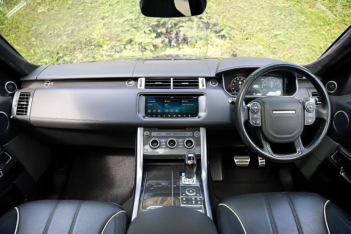 Used 2017 Land Rover Range Rover Sport Svr Black - Interior and Exterior details 4