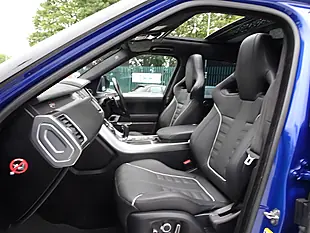 Used 2017 Land Rover Range Rover Sport Svr Blue - Interior and Exterior details 12