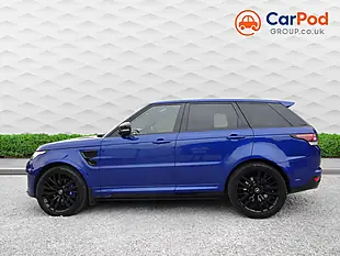Used 2017 Land Rover Range Rover Sport Svr Blue - Interior and Exterior details 15