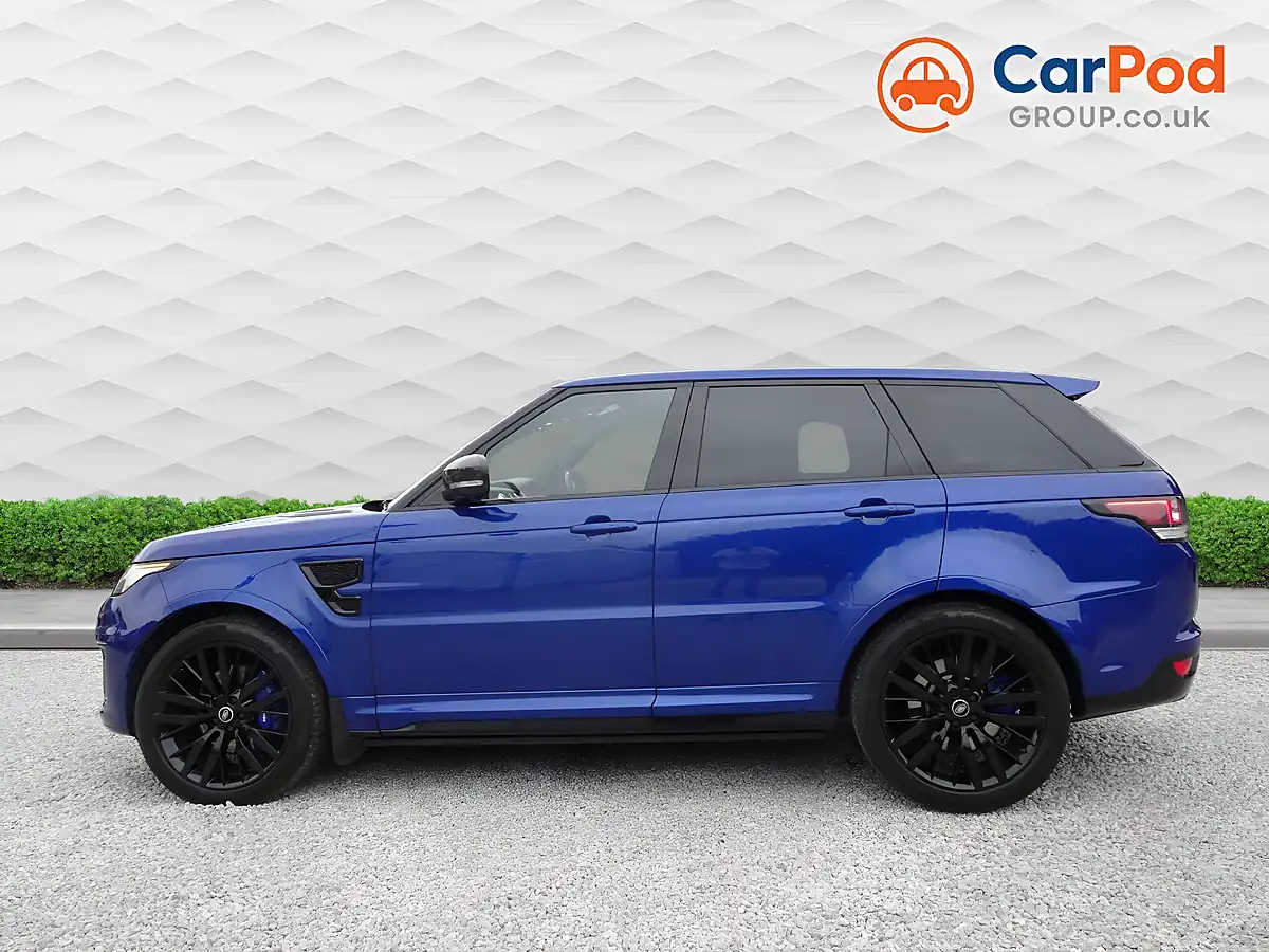 Used 2017 Land Rover Range Rover Sport Svr Blue - Interior and Exterior details 15