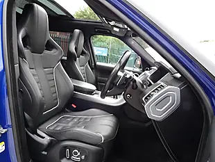 Used 2017 Land Rover Range Rover Sport Svr Blue - Interior and Exterior details 3