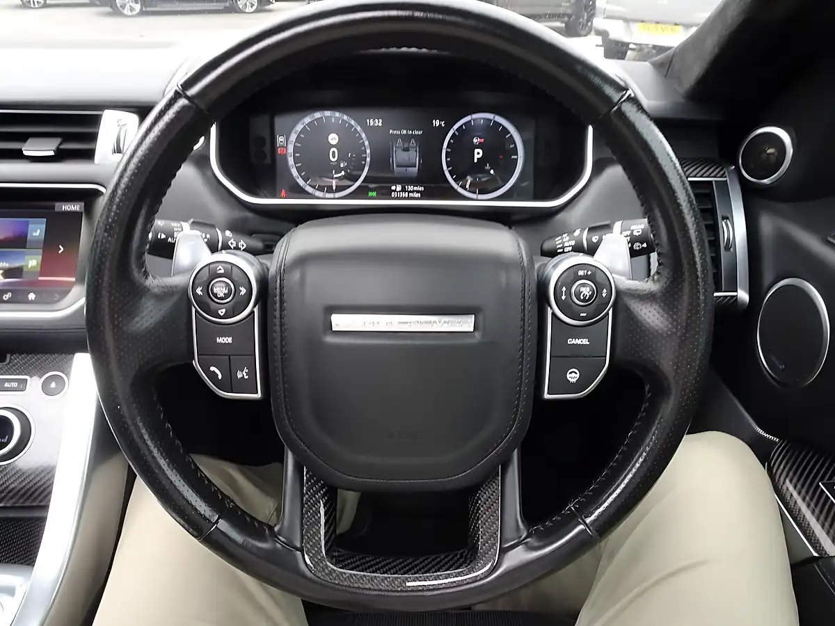 Used 2017 Land Rover Range Rover Sport Svr Blue - Interior and Exterior details 7