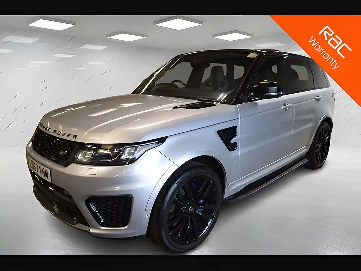Used 2017 Land Rover Range Rover Sport Svr Silver - Front View