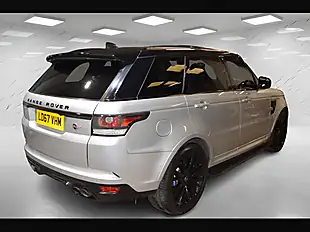 Used 2017 Land Rover Range Rover Sport Svr Silver - Interior and Exterior details 5