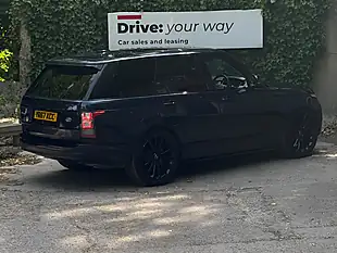 Used 2017 Land Rover Range Rover Vogue Blue - Interior and Exterior details 7