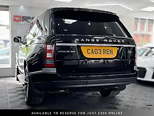 Used 2017 Land Rover Range Rover Vogue Se Black - Interior and Exterior details 2