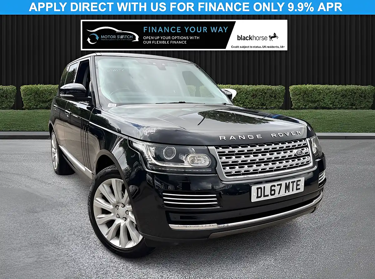 Used 2017 Land Rover Range Rover Vogue Se Black - Front View