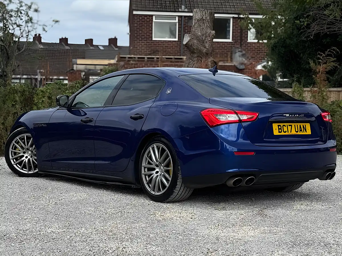 Used 2017 Maserati Ghibli Blue - Interior and Exterior details 2