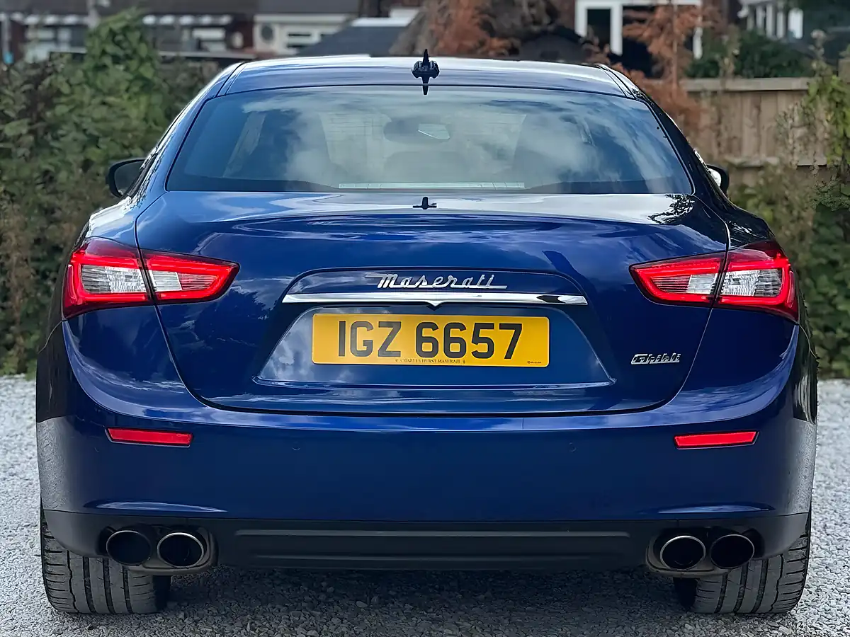 Used 2017 Maserati Ghibli Blue - Interior and Exterior details 8