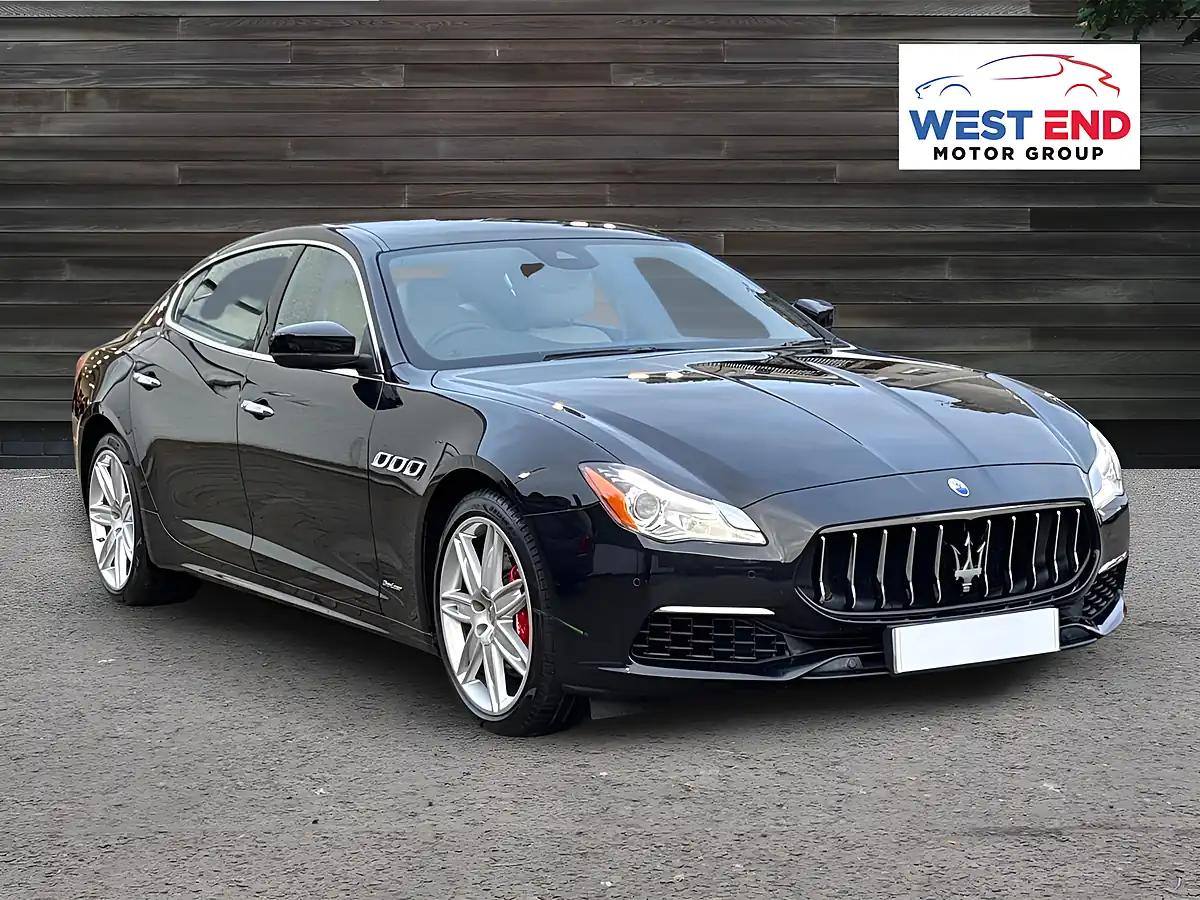 Used 2017 Maserati Quattroporte Saloon Black - Front View