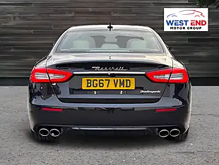 Used 2017 Maserati Quattroporte Saloon Black - Interior and Exterior details 4