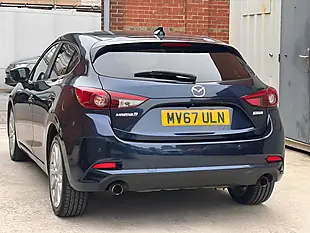 Used 2017 Mazda 3 Sport Nav Blue - Interior and Exterior details 3