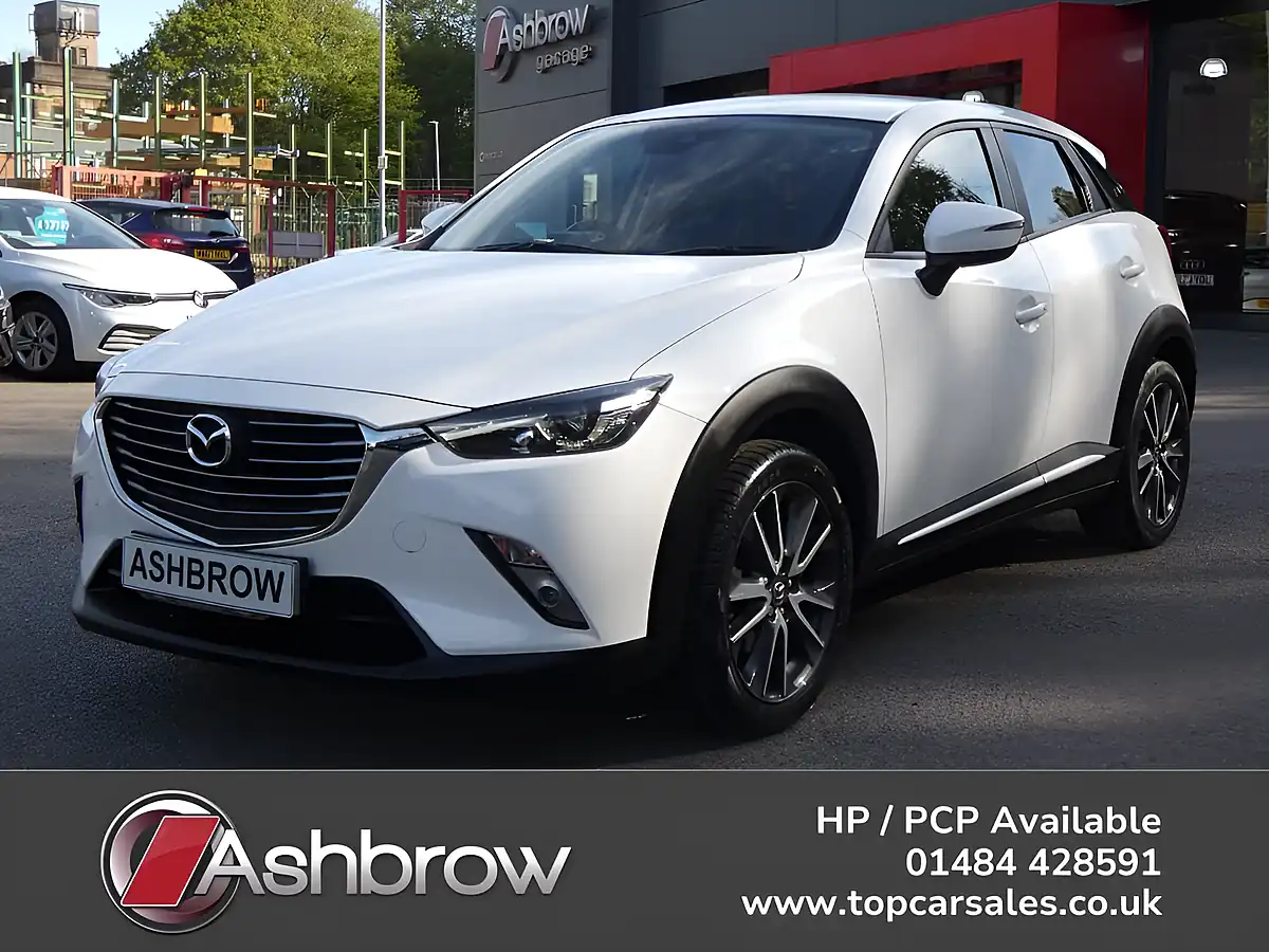 Used 2017 Mazda CX-3 Sport Nav Arctic White - Front View