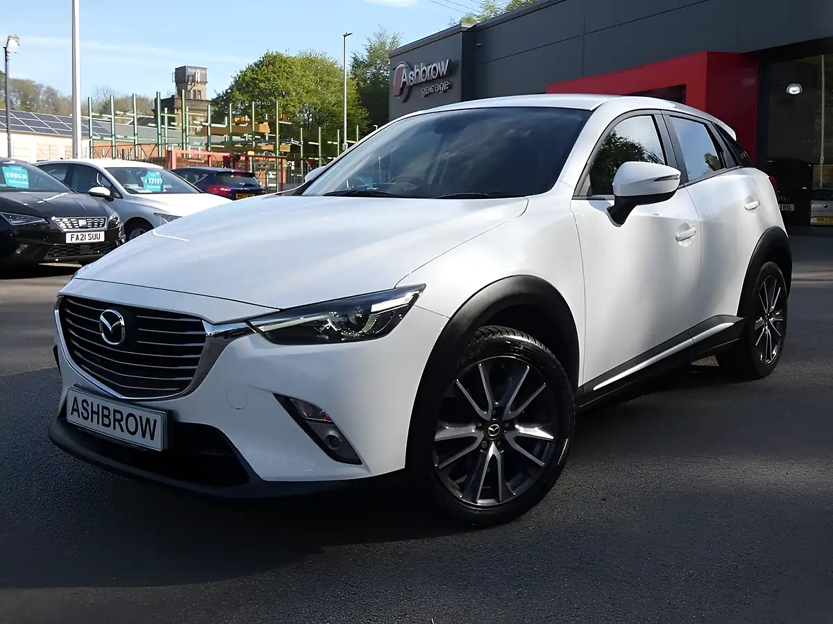 Used 2017 Mazda CX-3 Sport Nav Arctic White - Interior and Exterior details 8