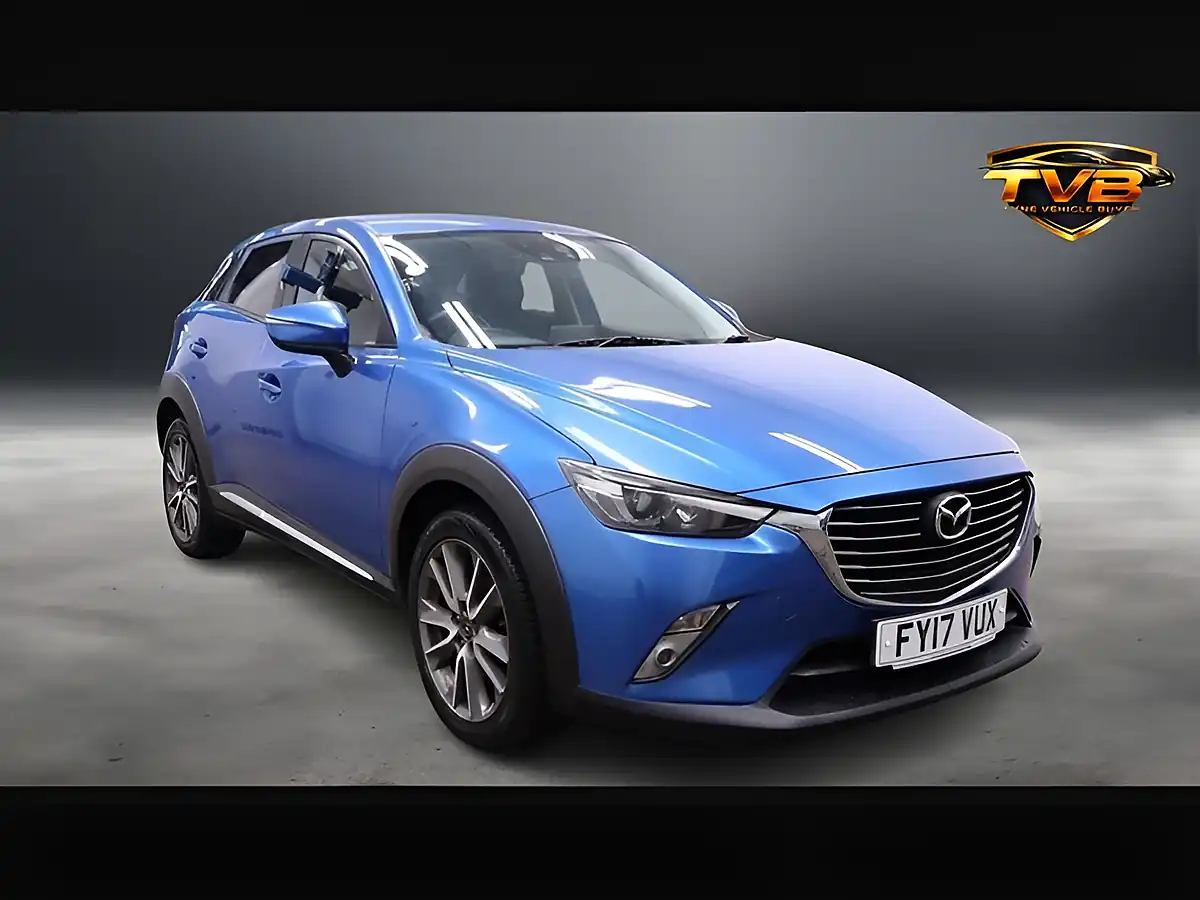 Used 2017 Mazda CX-3 Sport Nav Dynamic Blue - Front View