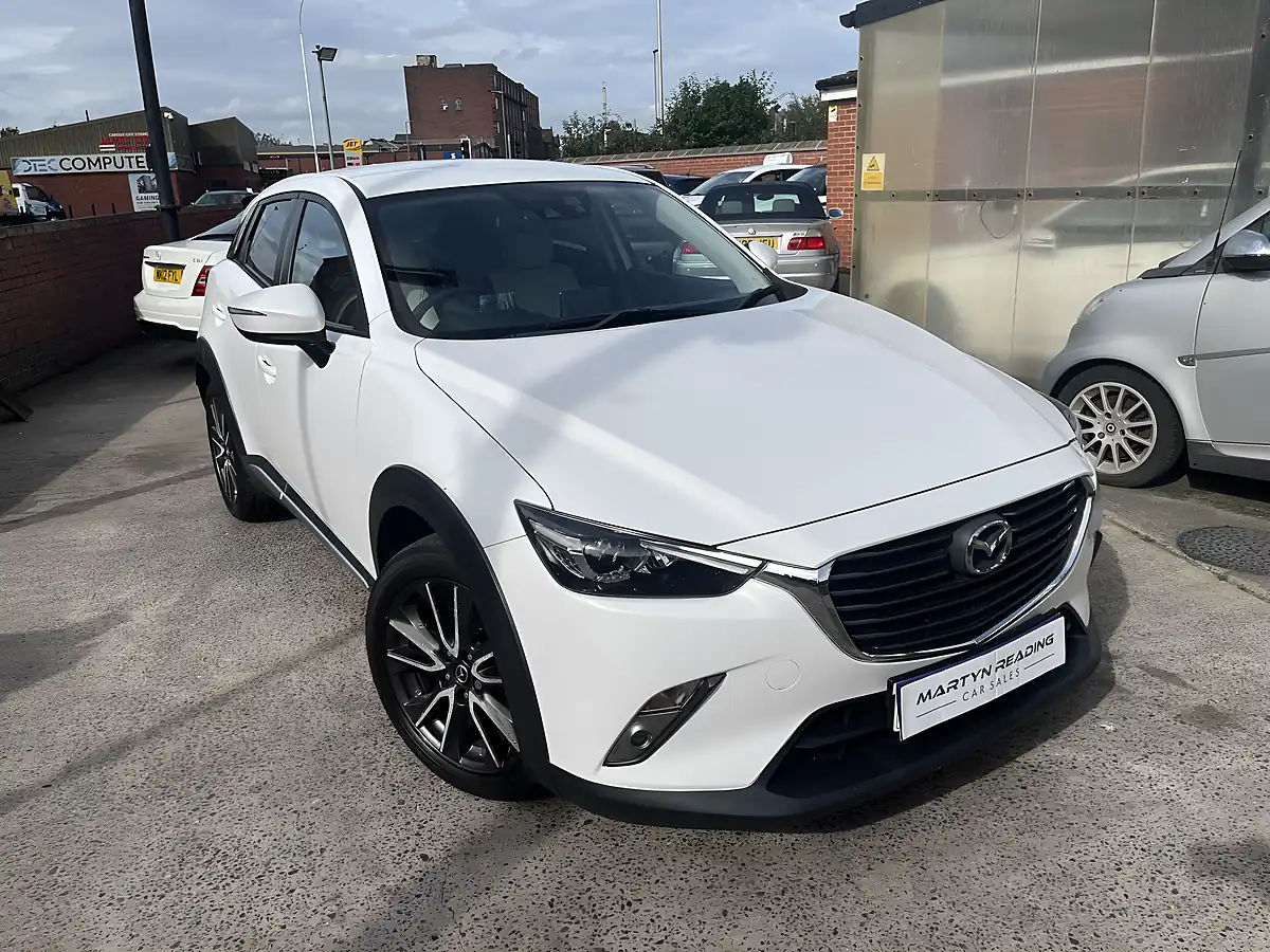 Used 2017 Mazda CX-3 Sport Nav White - Interior and Exterior details 2