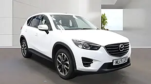 Used 2017 Mazda CX-5 Sport Nav White - Interior and Exterior details 2