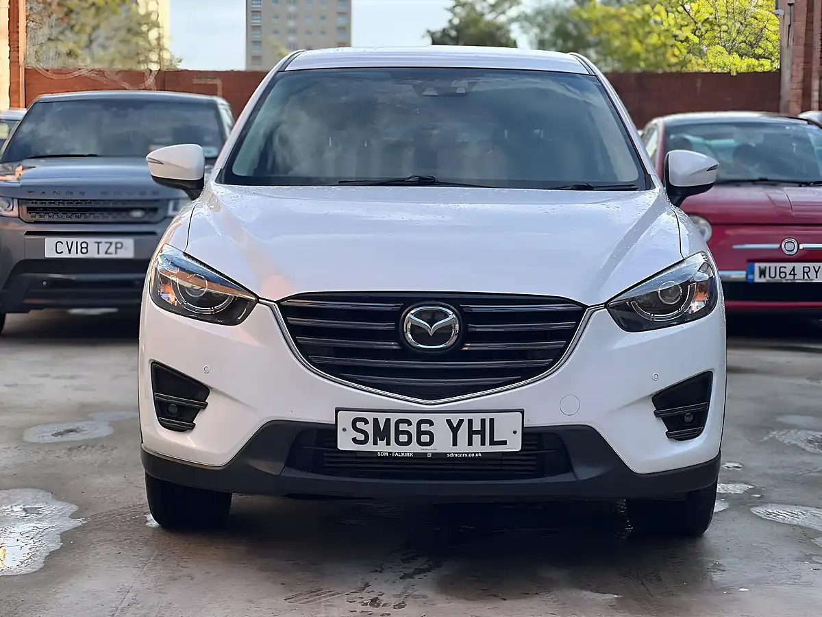 Used 2017 Mazda CX-5 Sport Nav White - Interior and Exterior details 5