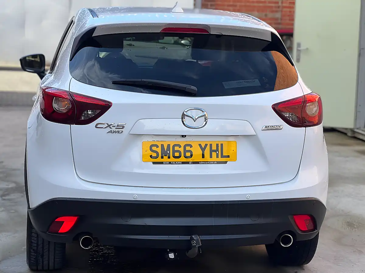 Used 2017 Mazda CX-5 Sport Nav White - Interior and Exterior details 6