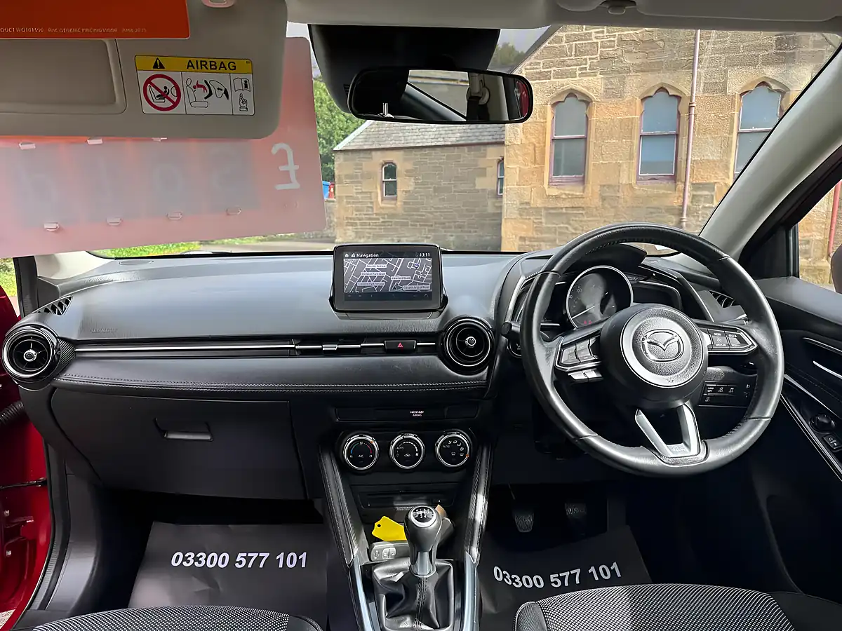 Used 2017 Mazda MAZDA2 Sport Nav Red - Interior and Exterior details 9