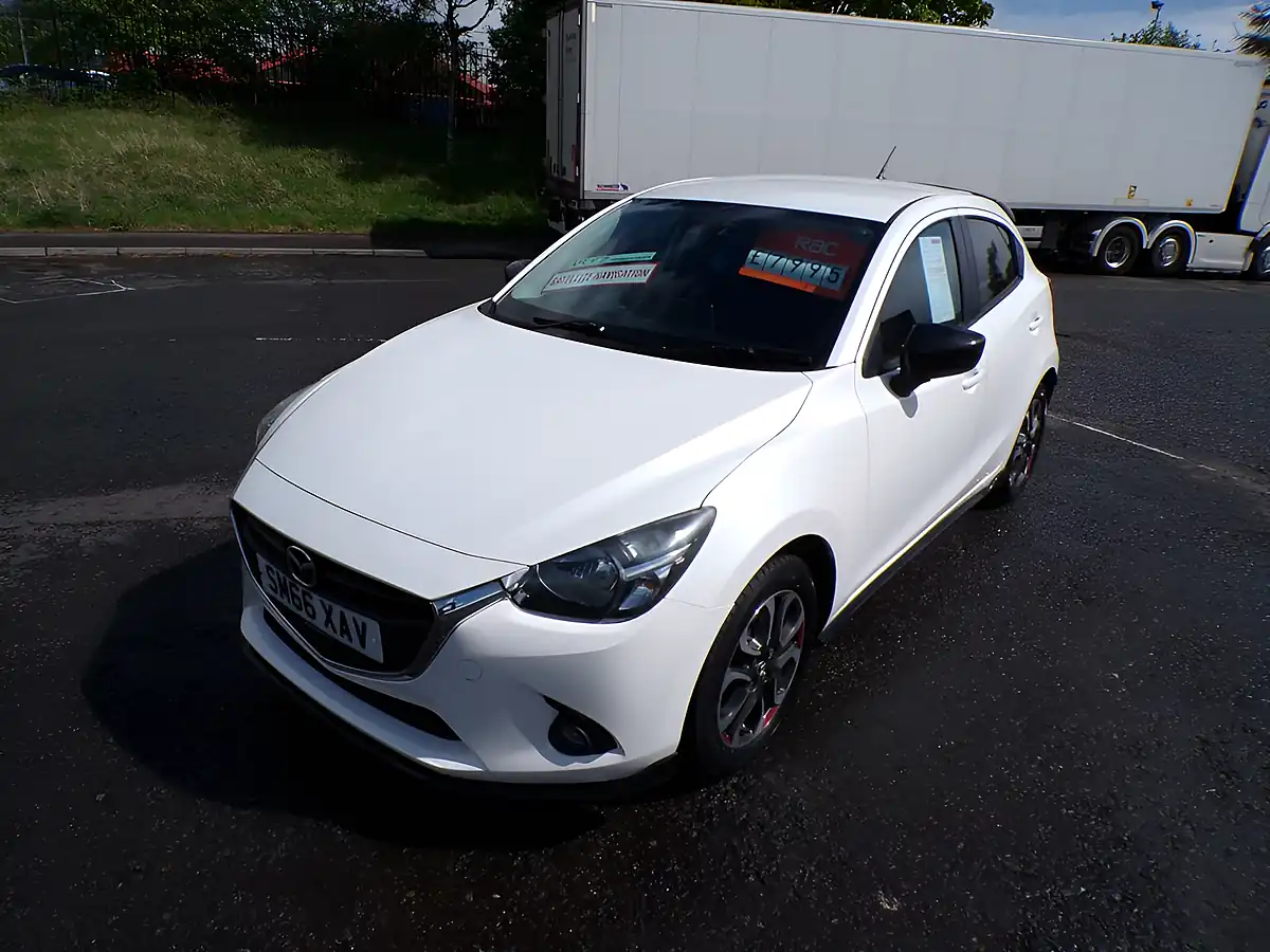 Used 2017 Mazda Mazda2 Sport White - Interior and Exterior details 12