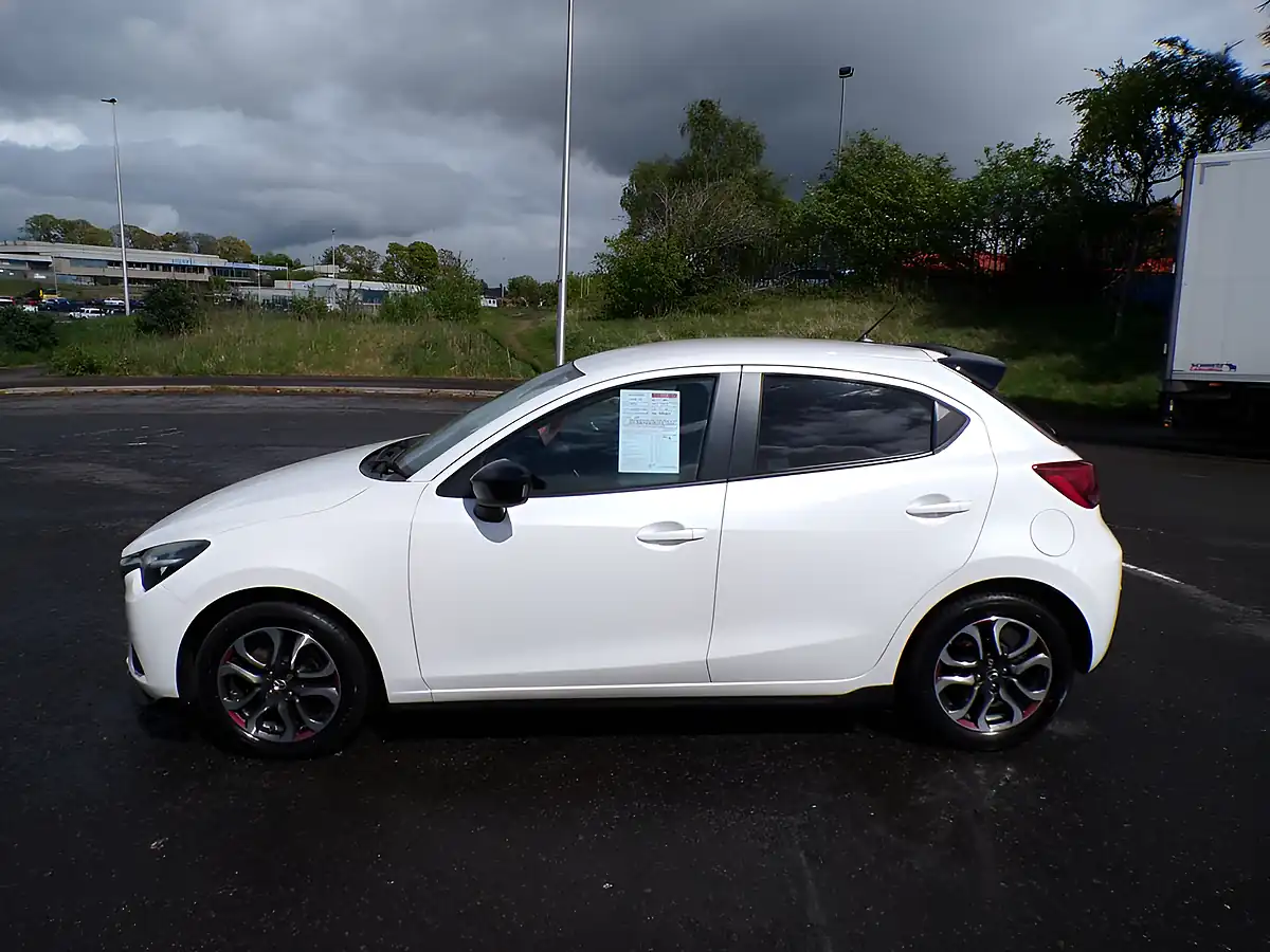 Used 2017 Mazda Mazda2 Sport White - Interior and Exterior details 2