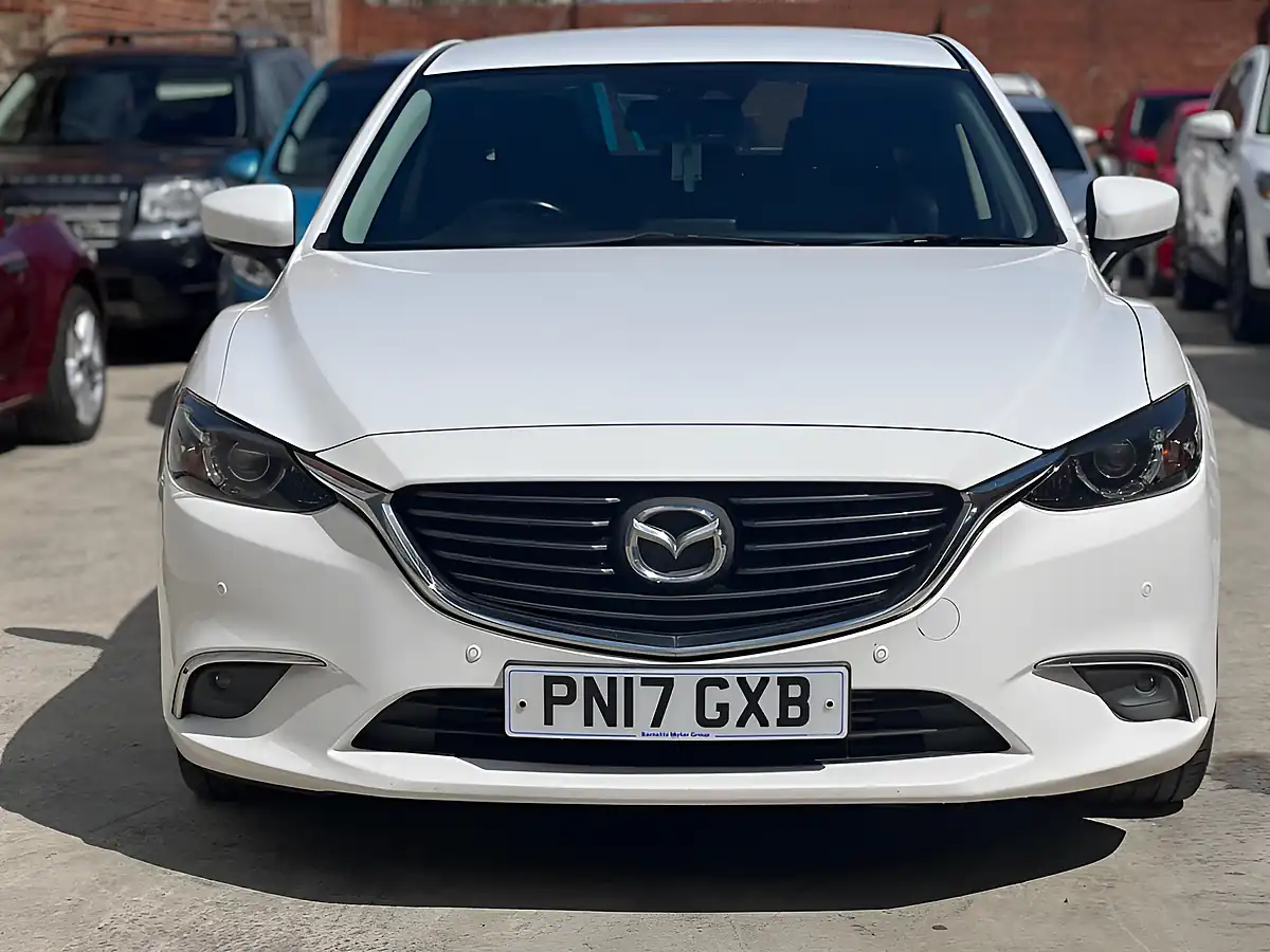 Used 2017 Mazda Mazda6 Sport Nav White - Front View