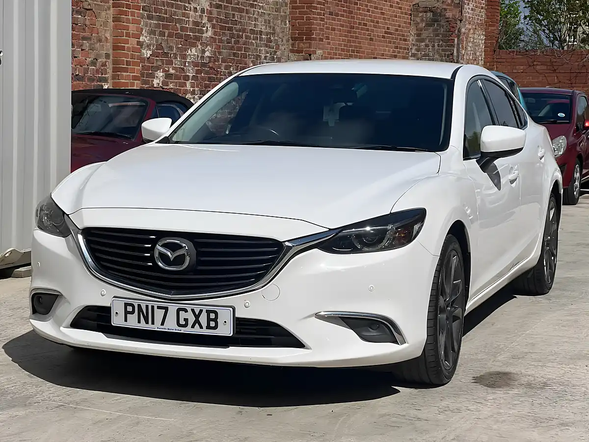 Used 2017 Mazda Mazda6 Sport Nav White - Interior and Exterior details 2