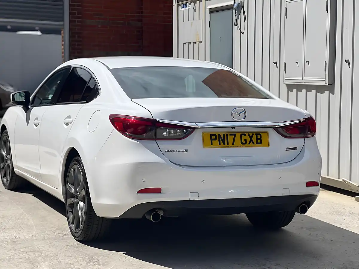 Used 2017 Mazda Mazda6 Sport Nav White - Interior and Exterior details 3