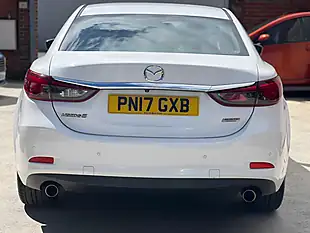 Used 2017 Mazda Mazda6 Sport Nav White - Interior and Exterior details 5