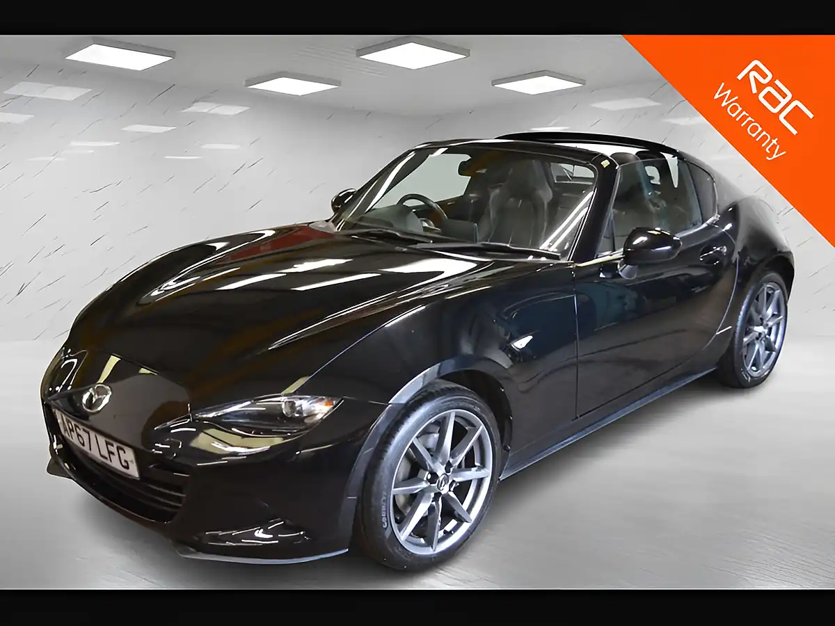 Used 2017 Mazda MX-5 Sport Nav Jet Black - Front View