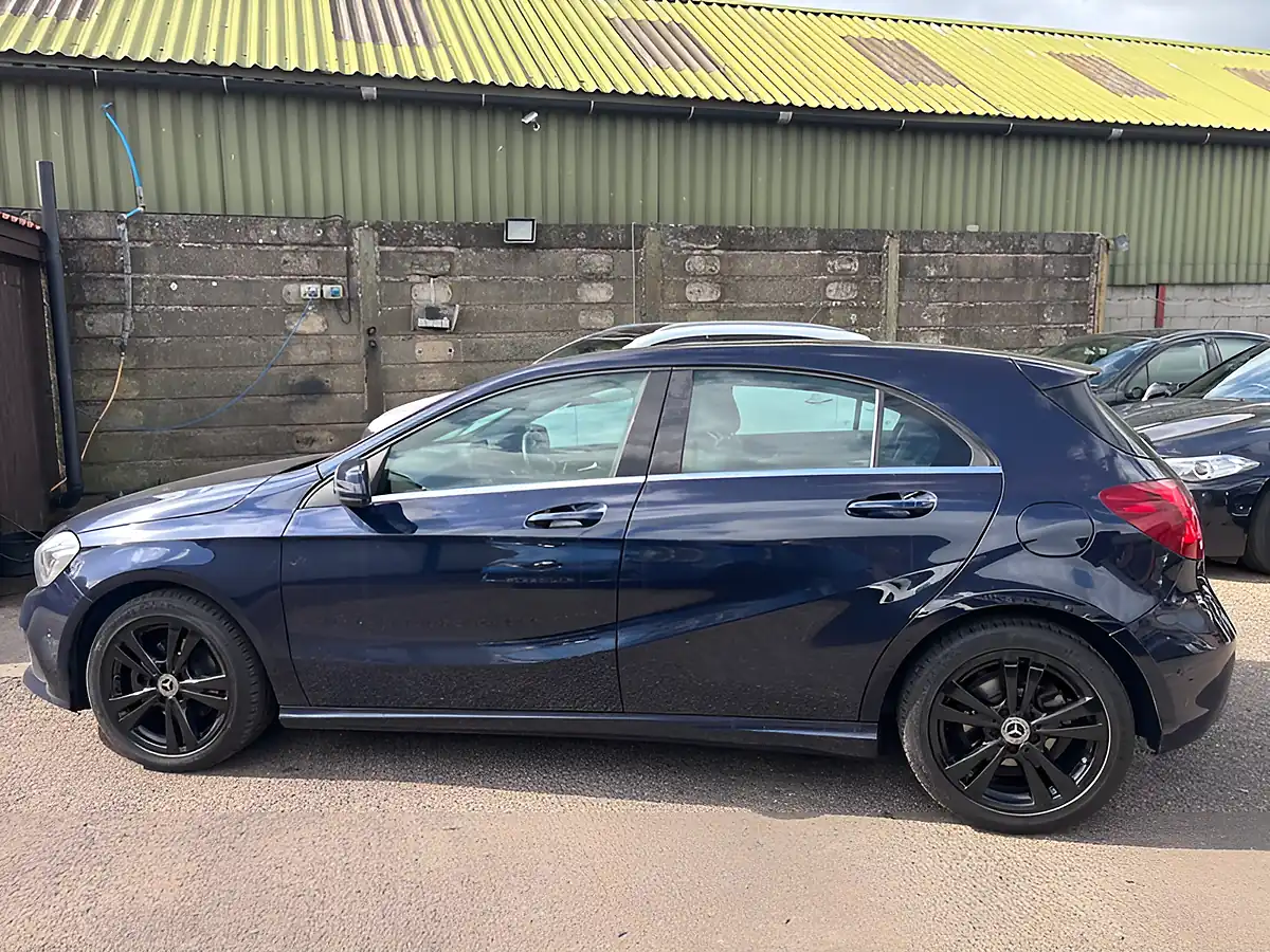 Used 2017 Mercedes a Class Sport Premium Plus Mediterranean Blue - Interior and Exterior details 2