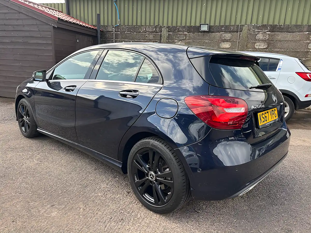 Used 2017 Mercedes a Class Sport Premium Plus Mediterranean Blue - Interior and Exterior details 3