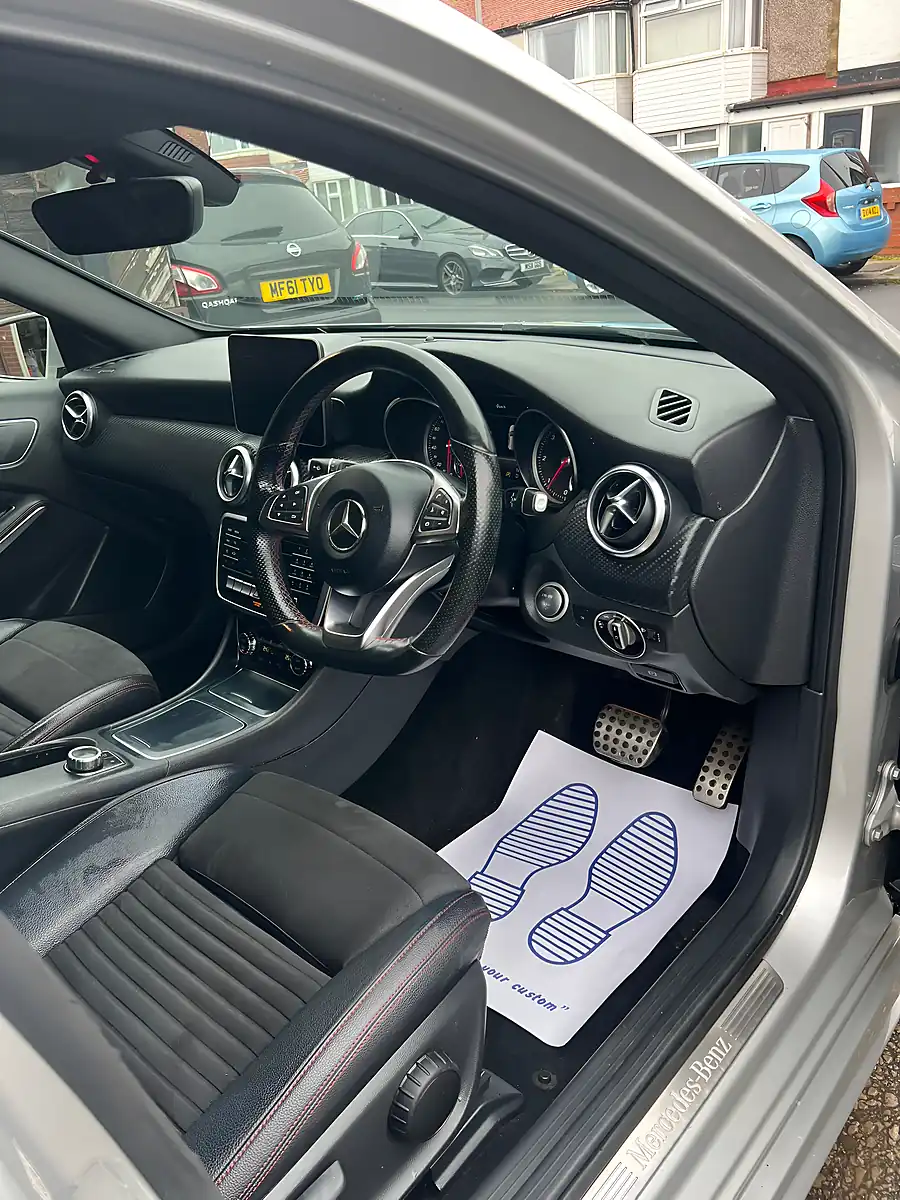Used 2017 Mercedes A200 AMG Line Platinum Silver Metallic - Interior and Exterior details 12