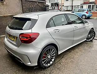 Used 2017 Mercedes A200 AMG Line Platinum Silver Metallic - Interior and Exterior details 4