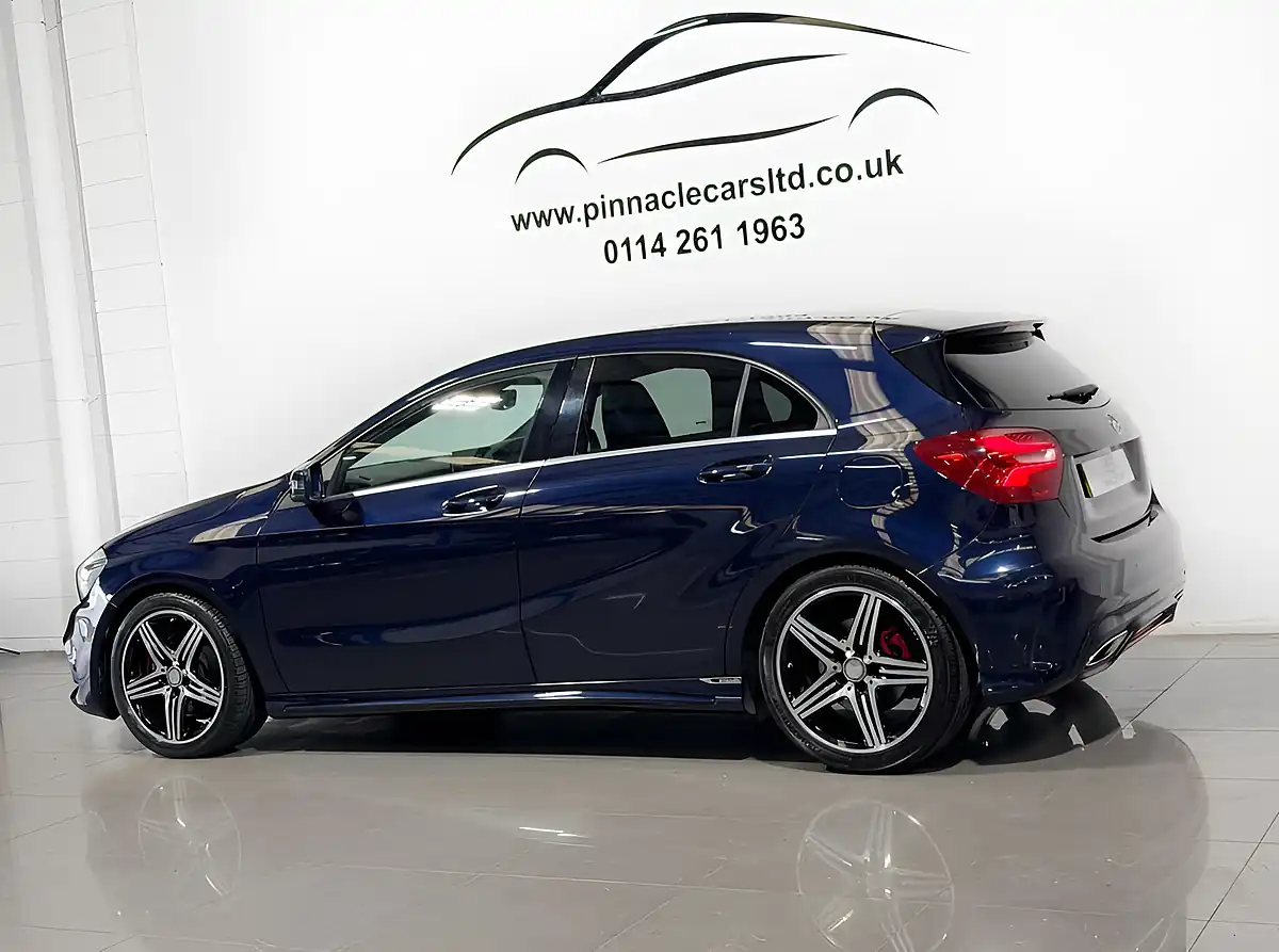 Used 2017 Mercedes-Benz a Class AMG Blue - Interior and Exterior details 10