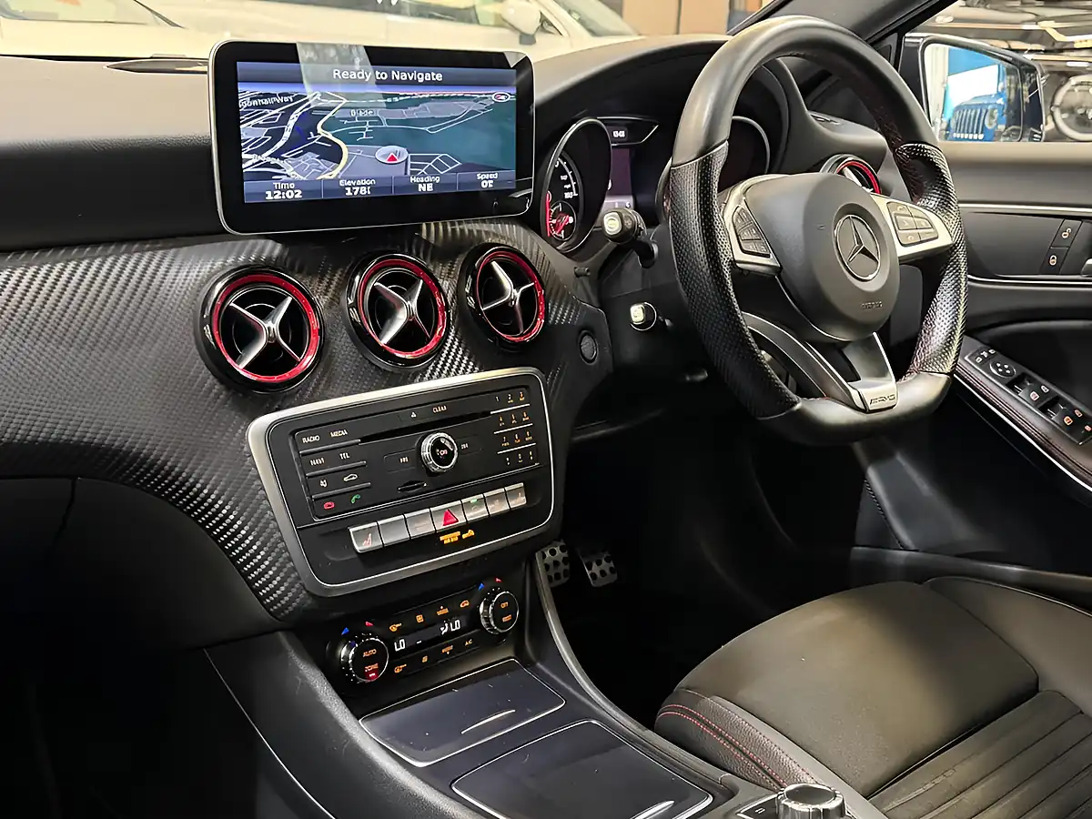 Used 2017 Mercedes-Benz a Class AMG Blue - Interior and Exterior details 13