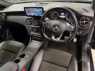 Used 2017 Mercedes-Benz a Class AMG Blue - Interior and Exterior details 2