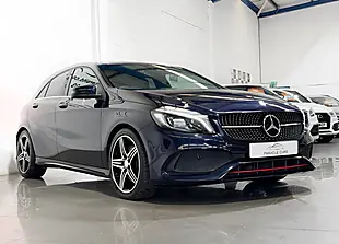 Used 2017 Mercedes-Benz a Class AMG Blue - Interior and Exterior details 4