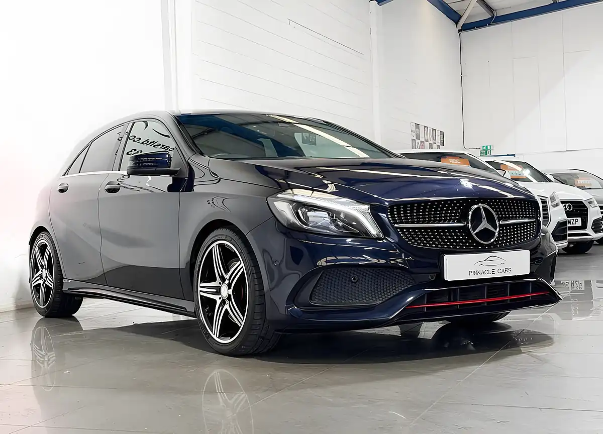 Used 2017 Mercedes-Benz a Class AMG Blue - Interior and Exterior details 4