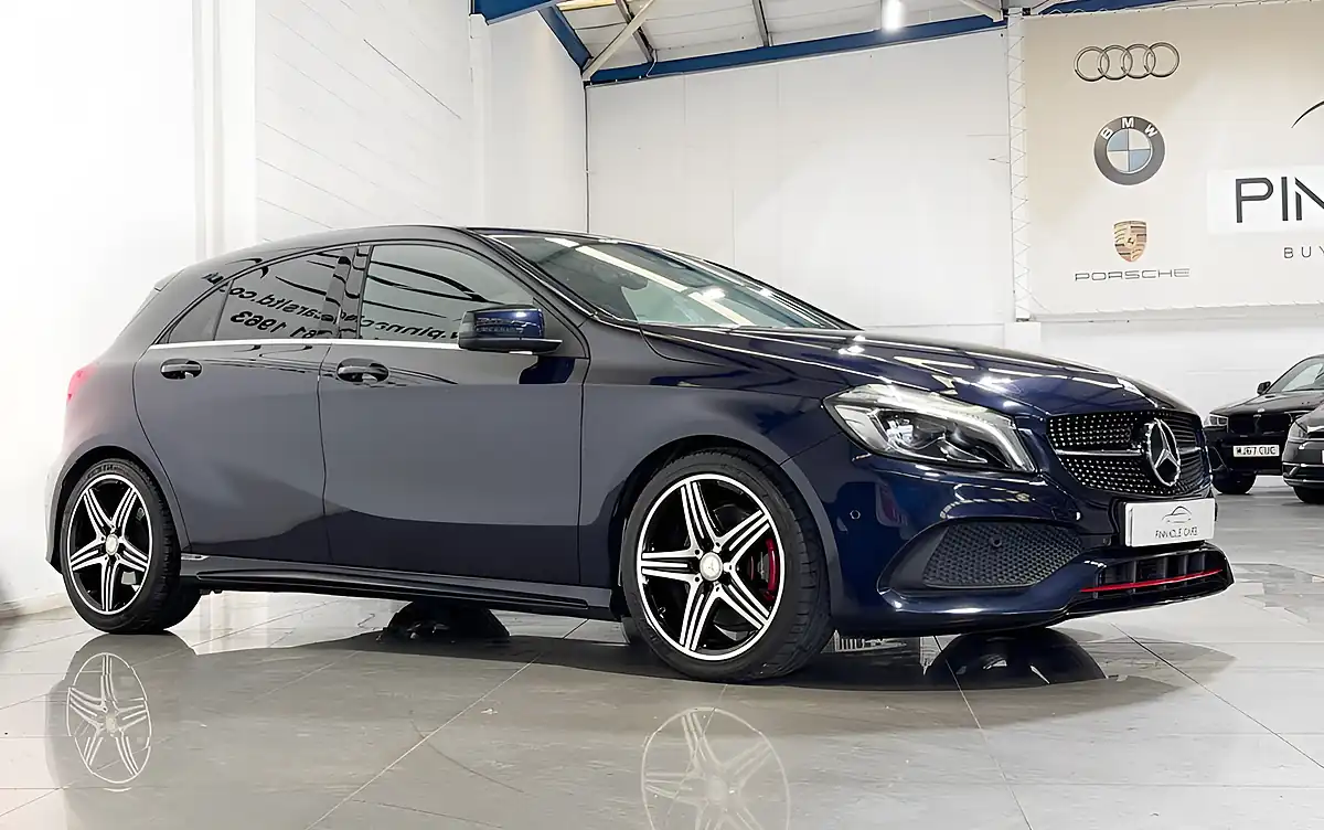 Used 2017 Mercedes-Benz a Class AMG Blue - Interior and Exterior details 5