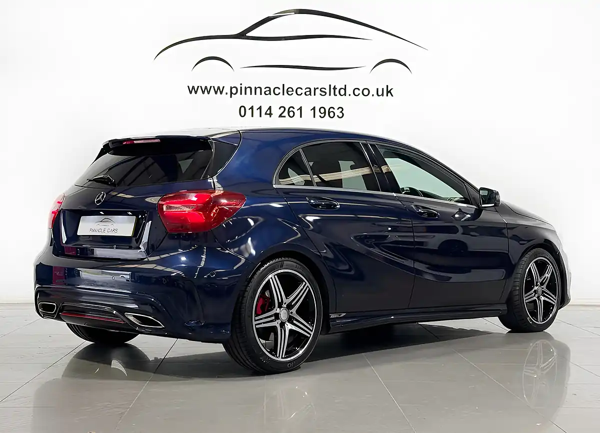 Used 2017 Mercedes-Benz a Class AMG Blue - Interior and Exterior details 6