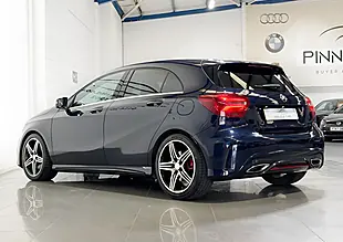 Used 2017 Mercedes-Benz a Class AMG Blue - Interior and Exterior details 8